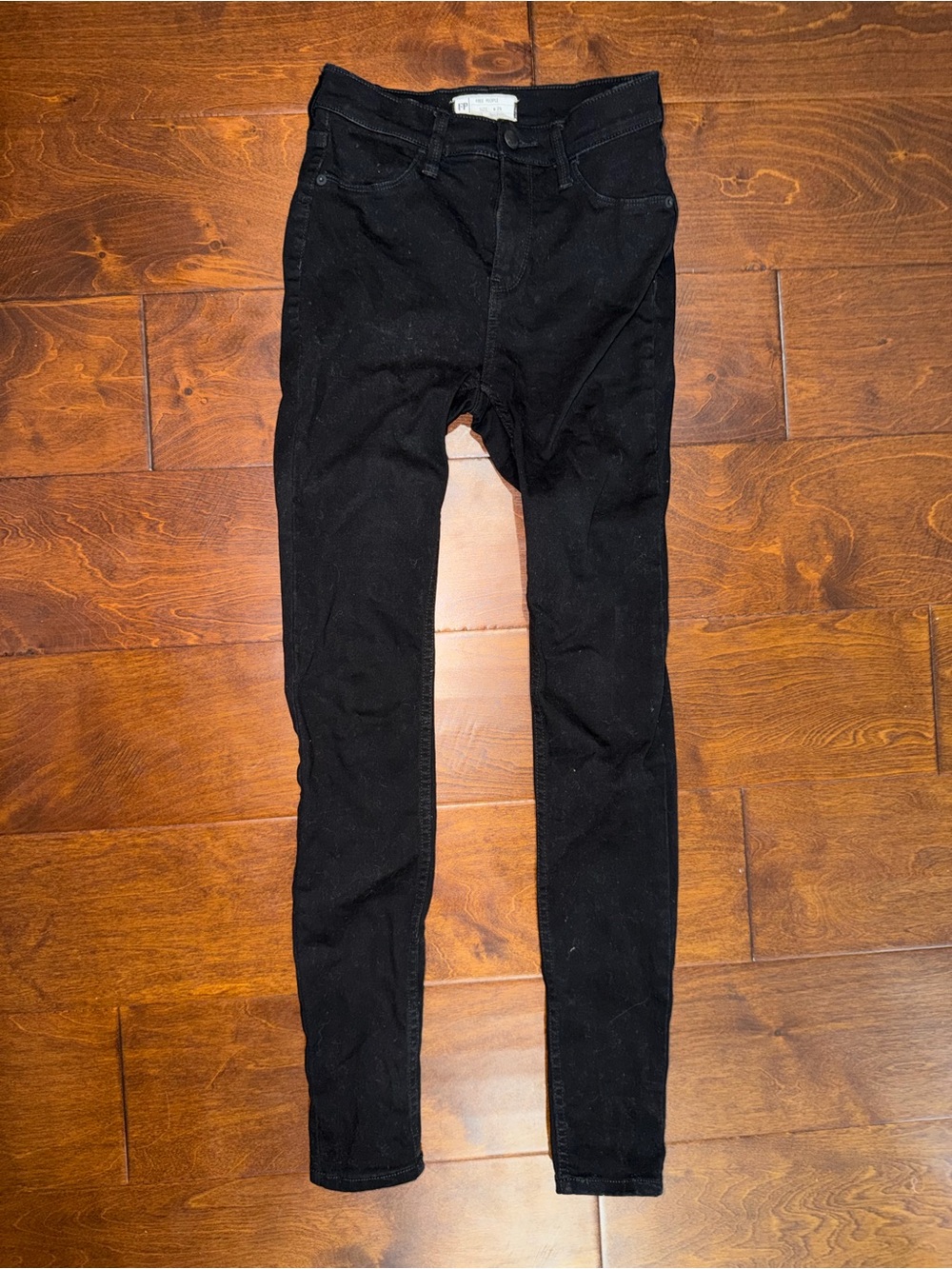 Free People Black Skinny Jeans - High-Rise Slim Fit